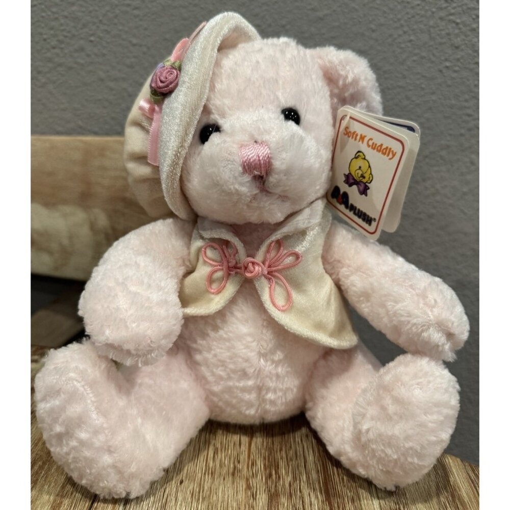 AA Plush Pink Prudence Teddy Bear item 07173 2000 8" NEW